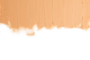 Sıvı temel dokusu. Kadınları telafi etmek için. Üst görünüm.