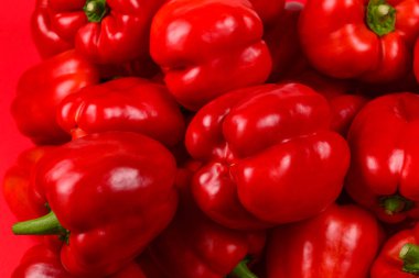 Taze kırmızı biber arka plan. 