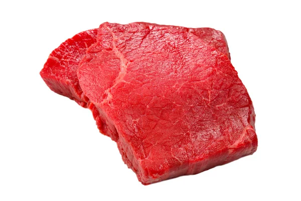 Nötkött isolerad på vit bakgrund. — Stockfoto