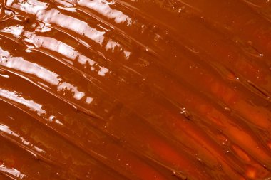 Tatlı karamel desenli, üst manzara. 