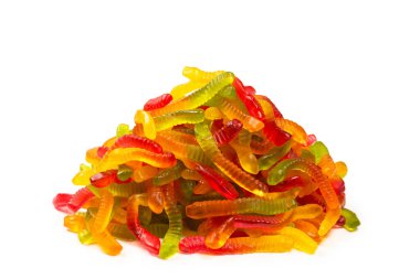 Sulu renkli jöleli şekerler. Şekerleme. Yılanlar.. 