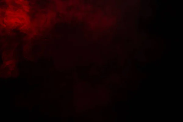 Red Steam Black Background Copy Space — Stock Photo, Image