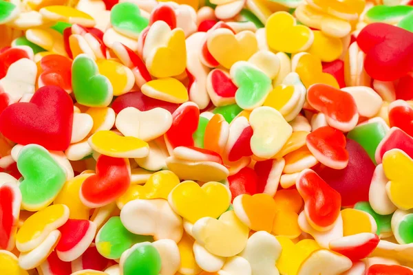 Juicy Colorful Jelly Sweets Gummy Candies — Stock Photo, Image