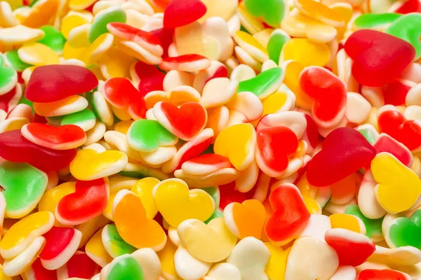 Saftiga Färgglada Gelégodis Gummigodis — Stockfoto