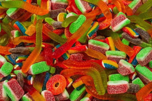 맛있는 사탕을 위에서 사탕의 — 스톡 사진