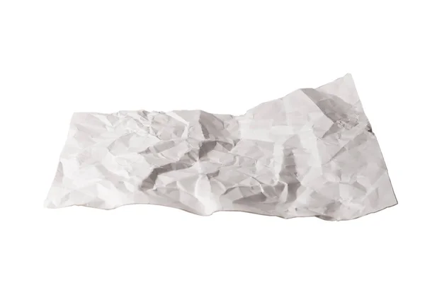 Θρυμματισμένο Φόντο Λευκού Χαρτιού Άνω Όψη — Φωτογραφία Αρχείου