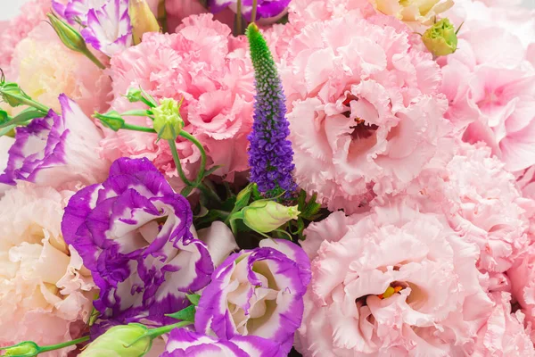 Bouquet of Soft Pink Flowers in Wrapping Paper Stock Photo - Image of  fresh, concept: 211367206