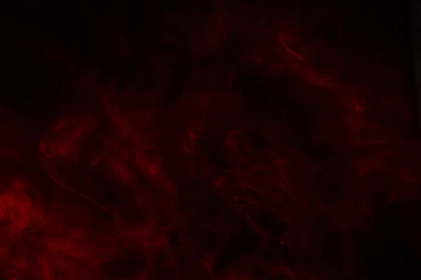 Red Steam Black Background Copy Space — Stock Photo, Image