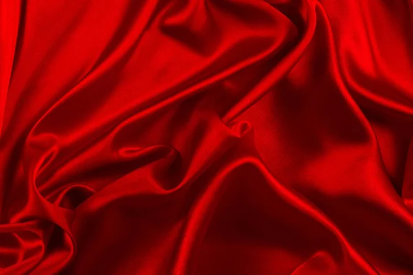 Red Silk Satin Luxury Fabric Texture Can Use Abstract Background — Stock Photo, Image