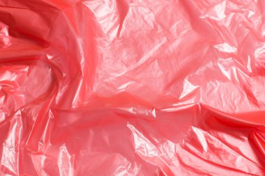 Plastik kırmızı arka plan. Üst görünüm.