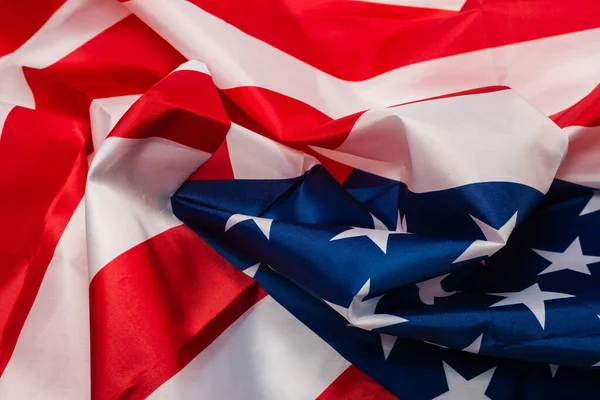 Bandera Americana Como Fondo Vista Superior — Foto de Stock