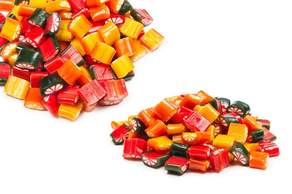 Caramelos Cítricos Coloridos Dulces Jalea Vista Superior —  Fotos de Stock