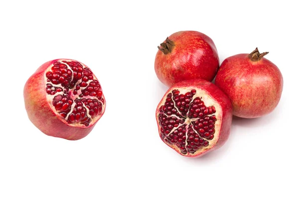 Sweet Pomegranate Isolated White Background — Stock Photo, Image