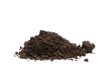 Bitkiler için kara toprak. Üst görünüm. 