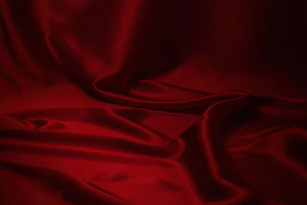 Textura Seda Roja Tela Lujo Satinado Puede Utilizar Como Fondo —  Fotos de Stock