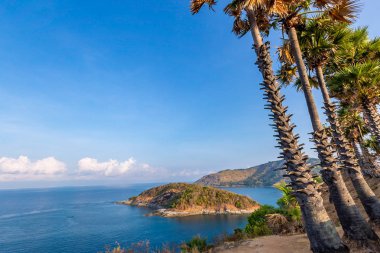 Phuket, Tayland görünüm noktası Promthep Cape. Bu yer güzel ve en ünlü Phuket.