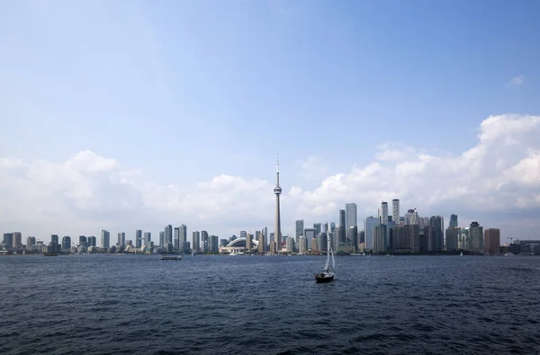 Prachtige Toronto City View Vanaf Het Eiland — Stockfoto