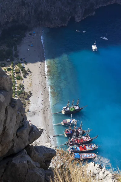 Birdview Cerca Paradiso Turistico Butterfly Valley Fethiye Turchia — Foto Stock