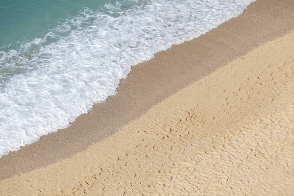 Perfekt Strand Bakgrund Sommardag — Stockfoto