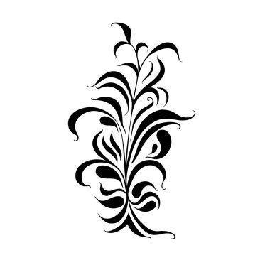 Çiçek köşe sınır. Dekoratif öğe 