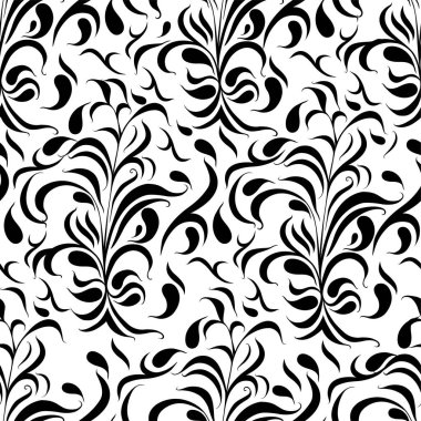 Çiçek desenli. Vektör çiçek sorunsuz arka plan.