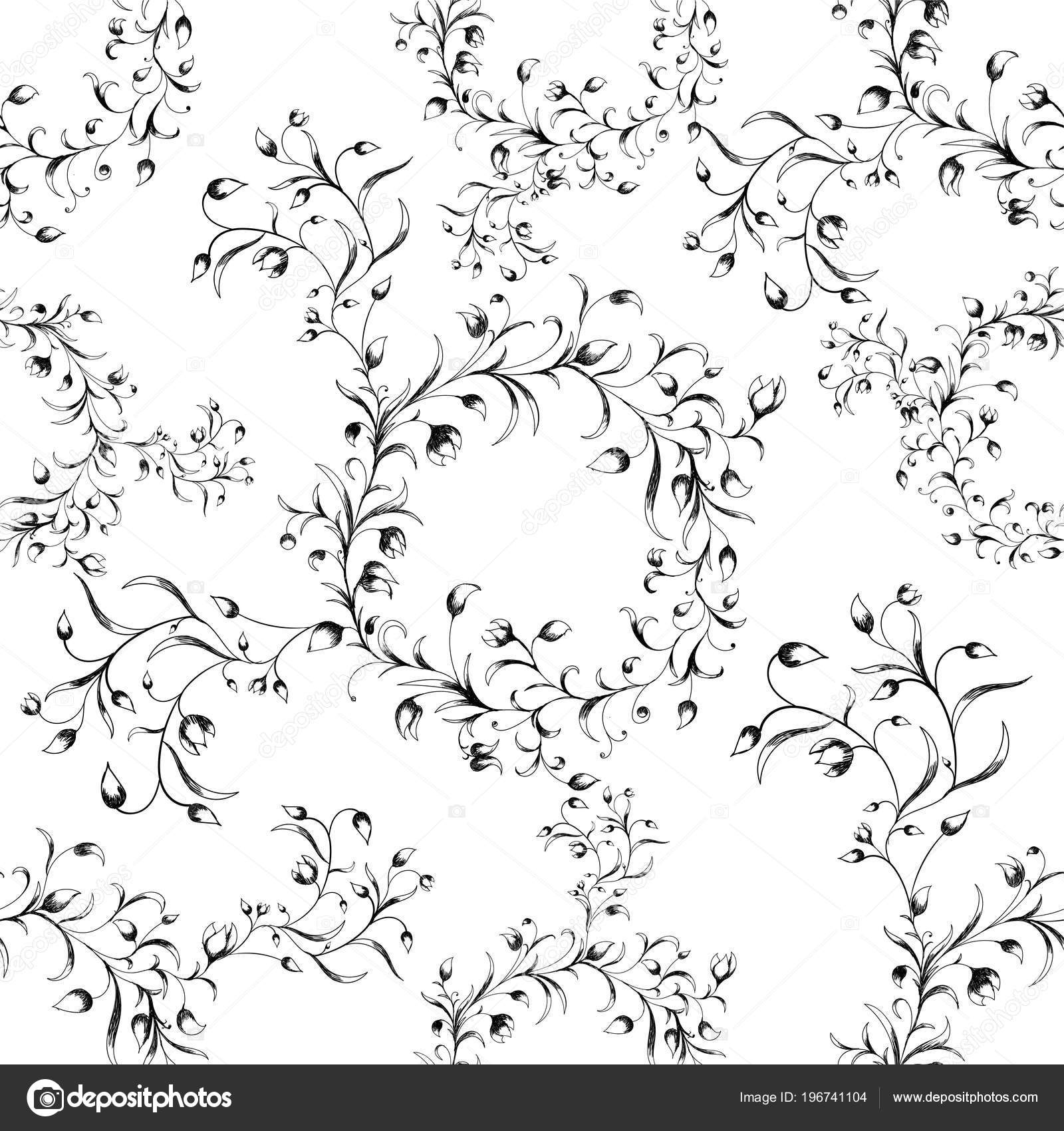 Floral Pattern Vector Flower Seamless Background Vector Image By C 3dahmed Vector Stock 196741104