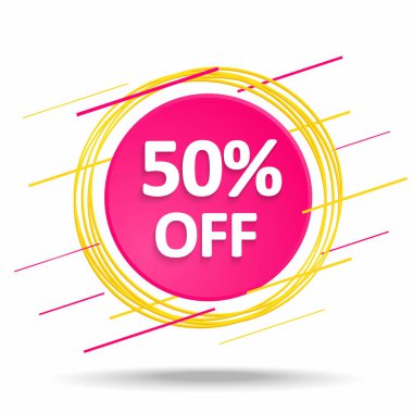 Yaz satış afiş 50 vektör çizim