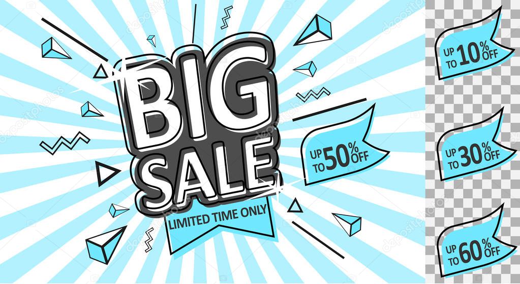 Big sale  vector illustration