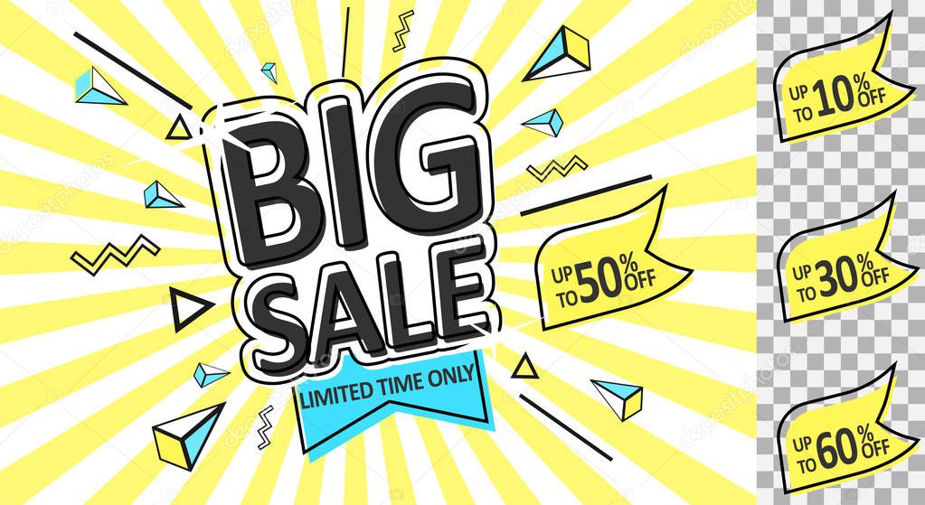 Big sale  vector illustration