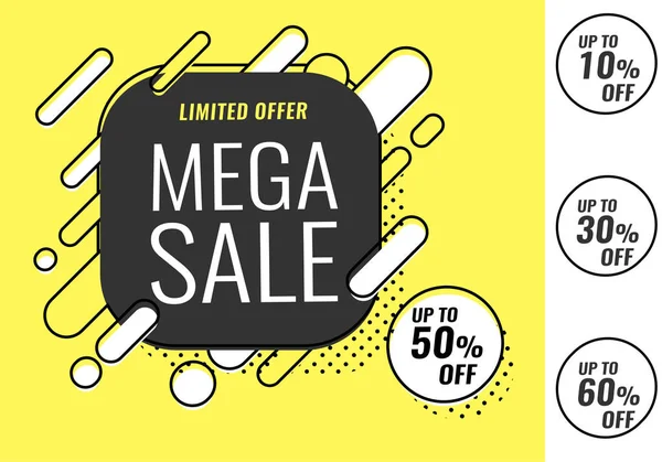 Super venta, fin de semana banner oferta especial — Vector de stock