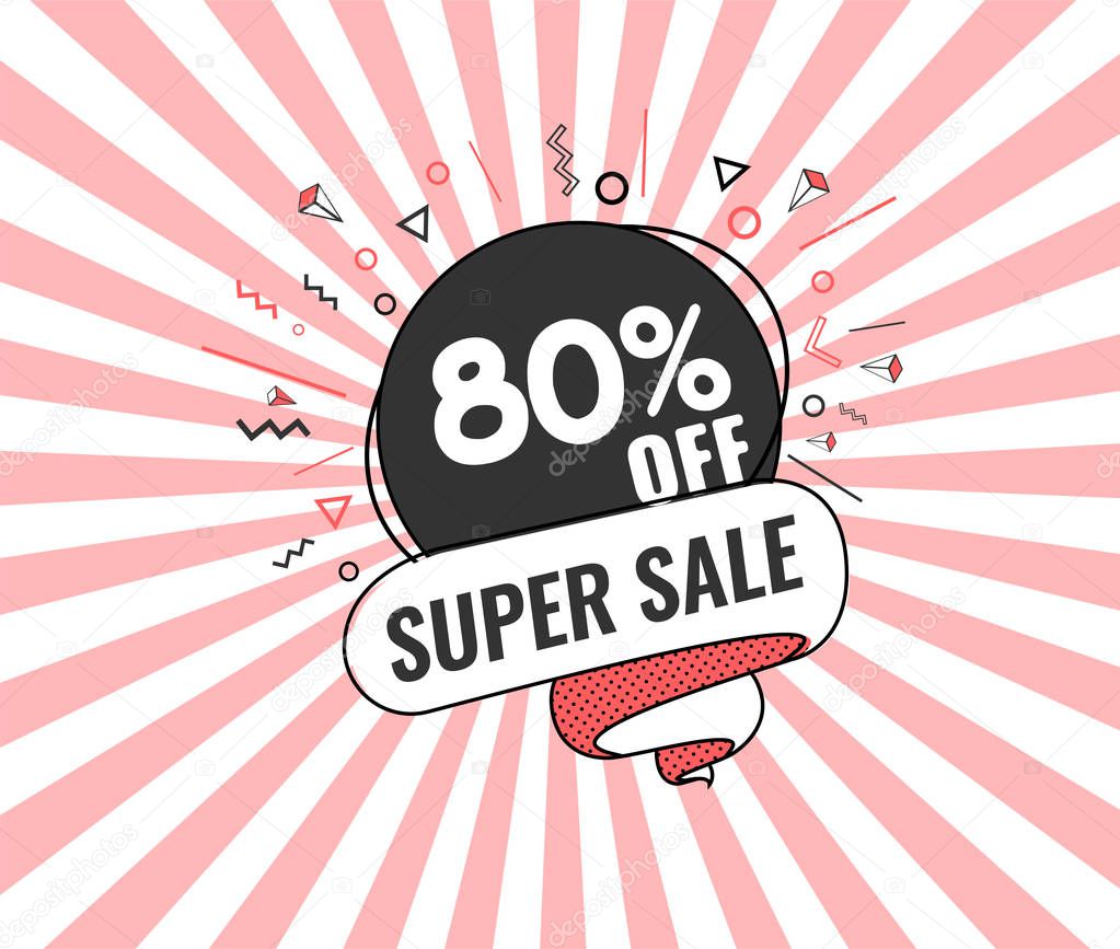 Super sale, weekend special offer 