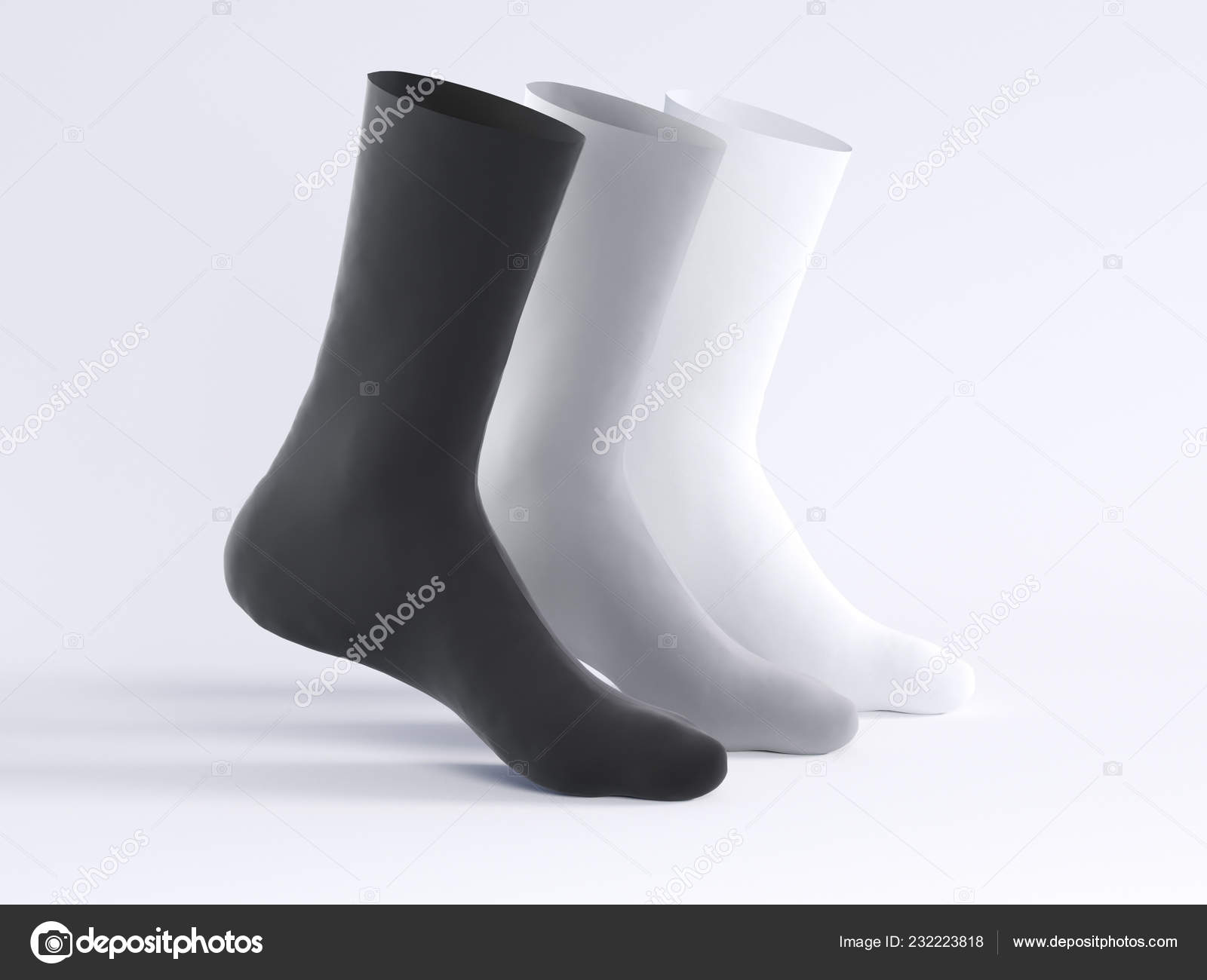 Download White Socks Socks Mockup 3d Rendering Illustration Stock Photo Image By C 3dahmed 232223818