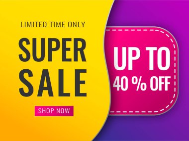 Süper satış, Mega. Bu hafta sonu özel teklif.