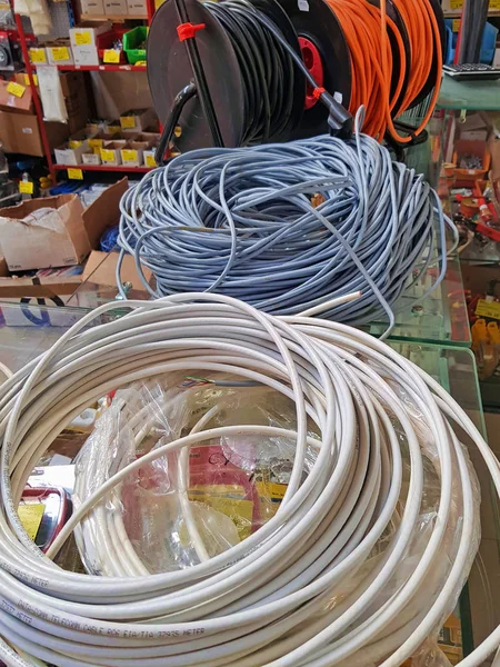 Bacau Romania Harus 2018 Wire Sale Construction Material Store Vasion — Stok Foto