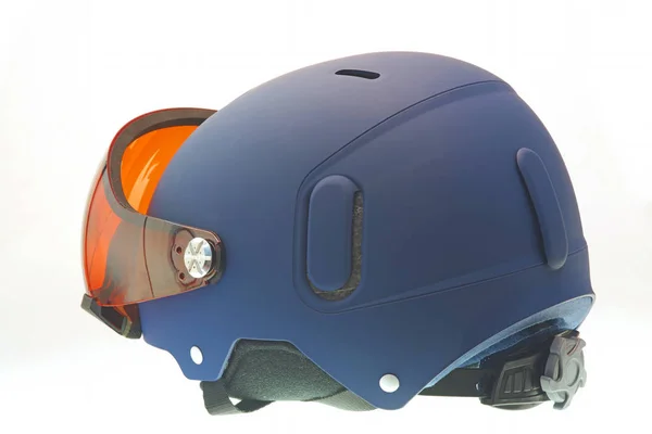 겨울 스포츠 헬멧 고글 — 스톡 사진