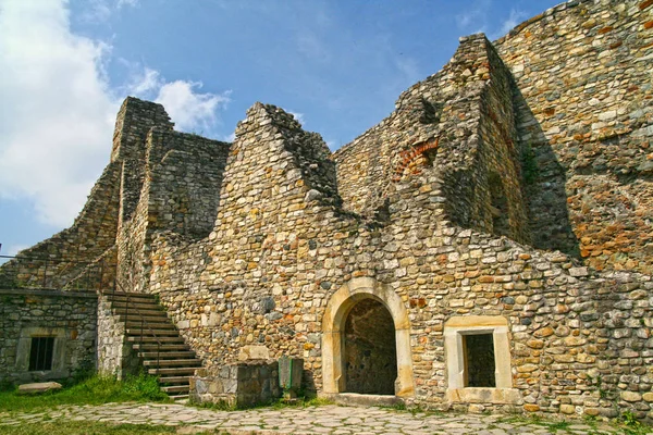 Antiche mura di pietra — Foto Stock