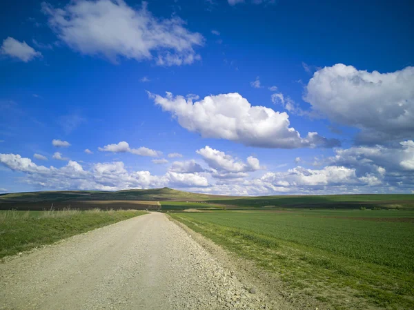 Weg in een landelijke omgeving — Stockfoto