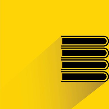 Web simgesi. Kitapların vektör illüstrasyonu