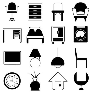 Web simgeler kümesi. vektör çizim      