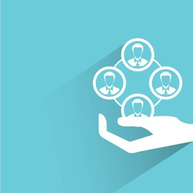 Web simgesi. Ağ simgesinin vektör çizimi 