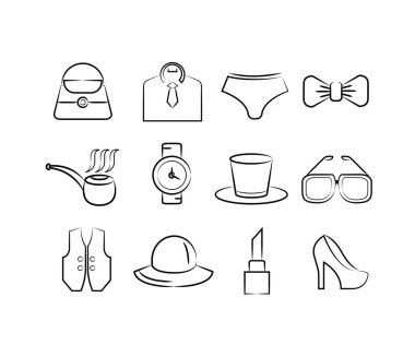 Web simgeler kümesi. vektör çizim      