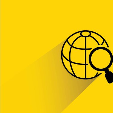 Web simgesi. Searcg vektör illüstrasyon
