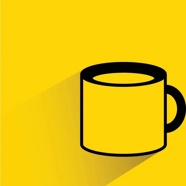 Icono Web Ilustración Vectorial Taza — Vector de stock