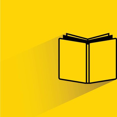 Web simgesi. Kitabın vektör illüstrasyonu