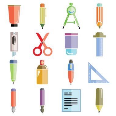 Web simgeler kümesi. vektör çizim      