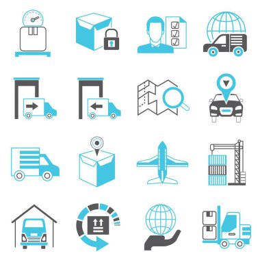 Web simgeler kümesi. vektör çizim      