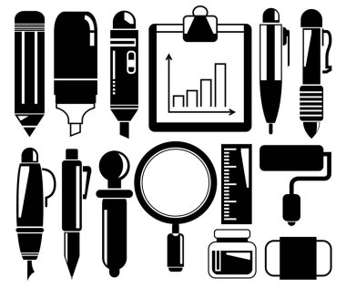 Web simgeler kümesi. vektör çizim      