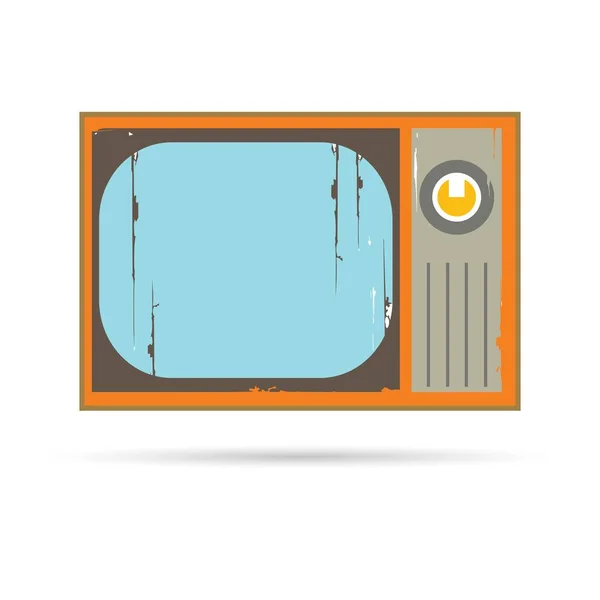 Web Symbol Vektorillustration Des Fernsehens — Stockvektor