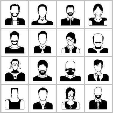 Web simgeler kümesi. vektör çizim      