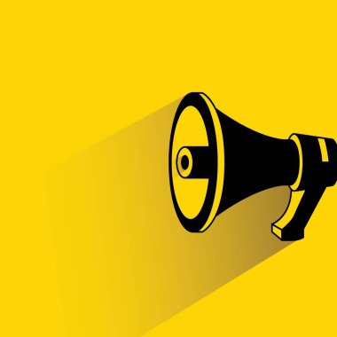 iş kavramı, hoparlör vektör illüstrasyon 